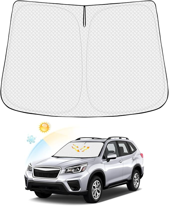 Windshield Sun Shade for Subaru Forester 2019-2024 Accessories Thicken 6-Layer by Canvcle