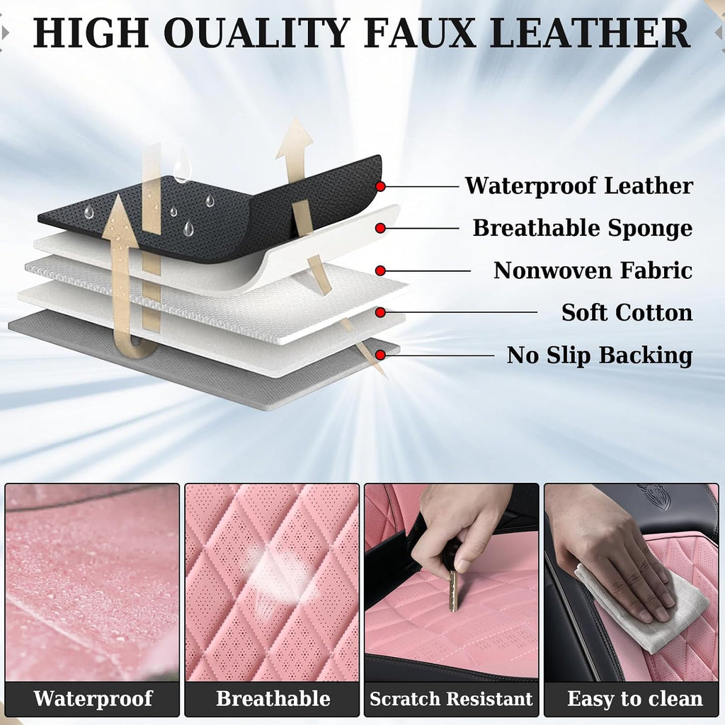 coverado leather seat covers, car seat covers full on a desk or shelf