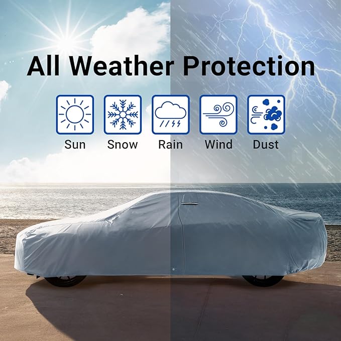 iCarCover Custom Car Cover for 1964-1968 Ford Mustang Waterproof All-Weather - Image 9