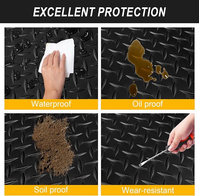 7.5x20 FT Garage Floor Mat, 2.8mm Thickened Flooring Roll - Image 6