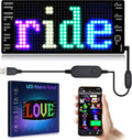GOTUS LED Light Signs for Car,Programmable Flexible LED Sign,Bluetooth APP Control,Custom Text, Patterns, Animations