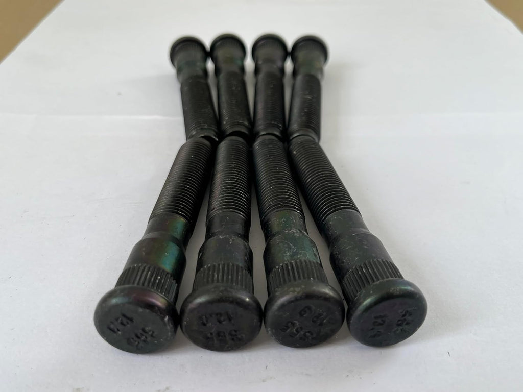8PCS M14-1.50 Serrated Rear Wheel Stud 610-565 15.9mm Knurl, 81.7mm Length Replacement for 2003-2016 Ford F-450 F-550 Super Duty DRW Cab and Chassis Conventional Model, F-53