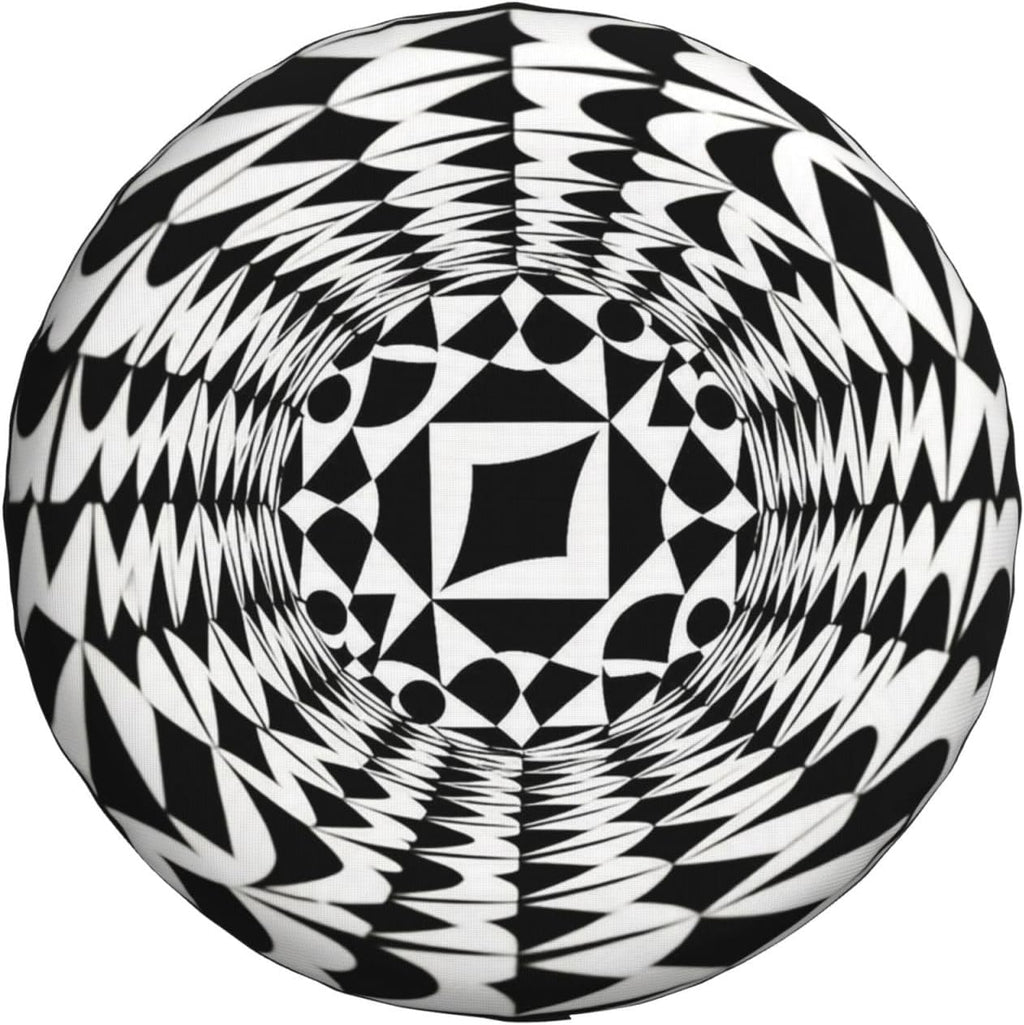 3D Optical Illusion Trap Print Universal Spare Tire Cover for RV, Jeep | Wheel Protector Fits Rv, Trailer, Jeep, Shield Tires From Sun, Dirt And Rain For Outdoor Storage