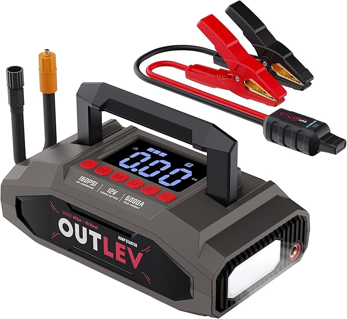 Jump Starter with Air Compressor by outlev