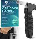 Car Door Handle for Elderly - Car Cane Standing Mobility Aid Tool to Help Get Out, 3 in 1 Car Door Latch Bar for Seniors and Handicapped Pack of 1 - (Black)