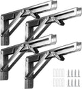 folding shelf brackets - 4 pcs 16 inch,heavy, main product view