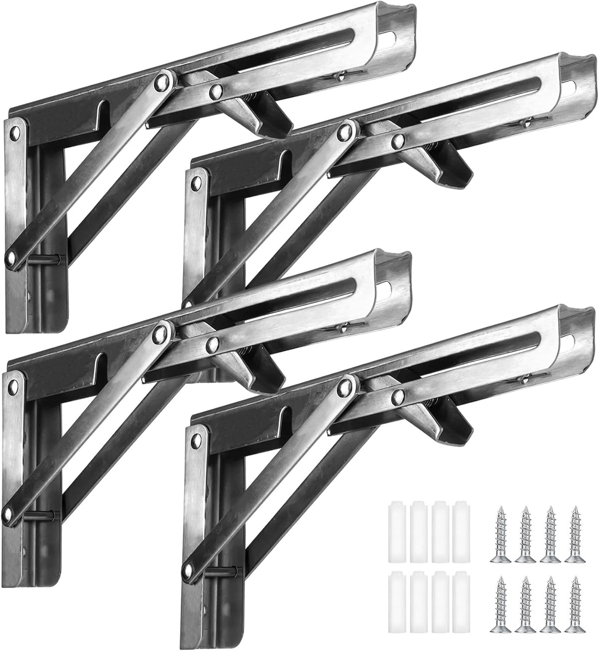 folding shelf brackets - 4 pcs 16 inch,heavy, main product view