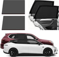 Car Window Screen for Cars and SUVs,2 Packs,Insect-Proof, Maintains Air Circulation, Sun Shading, Privacy Protection(2 Rear Windows)