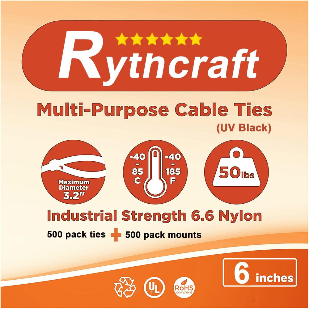 500 Pack 3/4" Zip Tie Adhesive Mounts Self Adhesive Cable Tie Base Holde...
