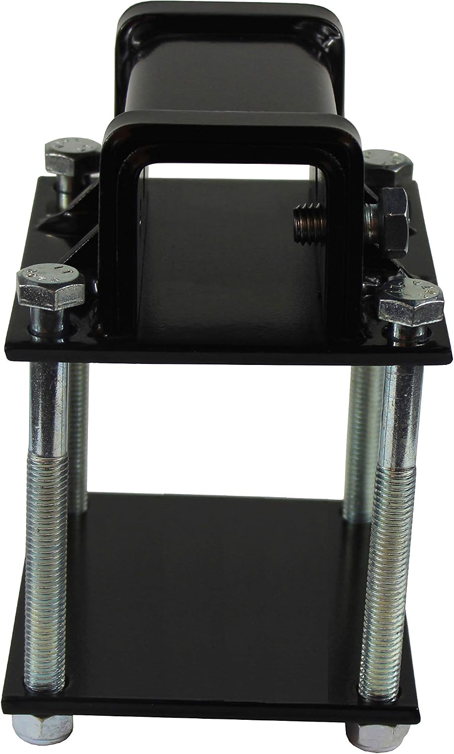 MaxxHaul Aluminum Cargo Carrier 500 lb. Capacity with 2" Hitch Receiver Adapter for RV Bumper 200 lb. Capacity