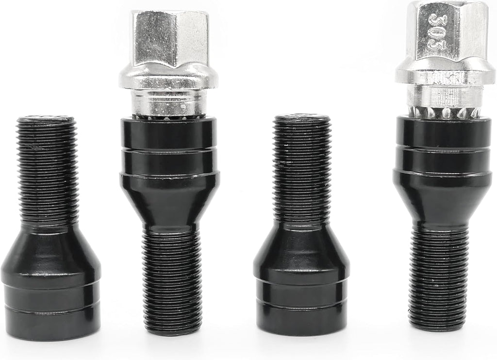 36136776076 1 Set Wheel Lock Internal Spline Lug Bolt Set Compatible with X1 X3 X5 X6 Z4 Series 550i GT xDrive 550i GT 535i GT 535i GT xDrive Series