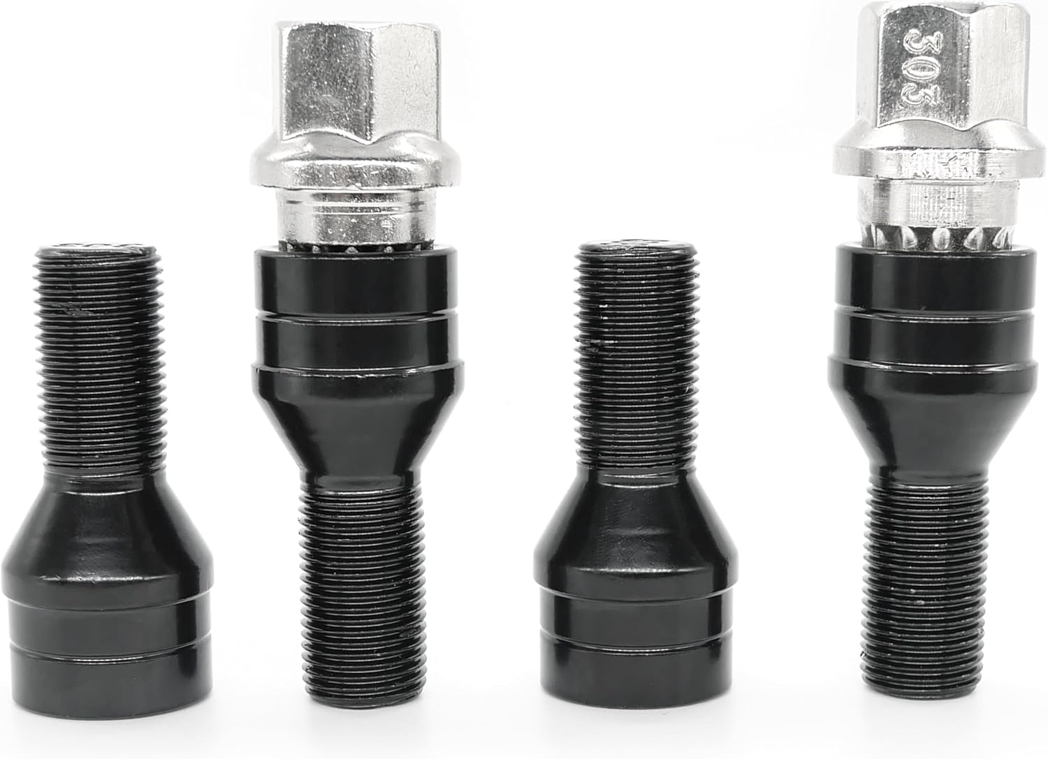 36136776076 1 Set Wheel Lock Internal Spline Lug Bolt Set Compatible with X1 X3 X5 X6 Z4 Series 550i GT xDrive 550i GT 535i GT 535i GT xDrive Series