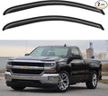 Window Visors Rain Guards for 2014-2018 Chevy Silverado/GMC Sierra 1500 Regular by YQAUTEC