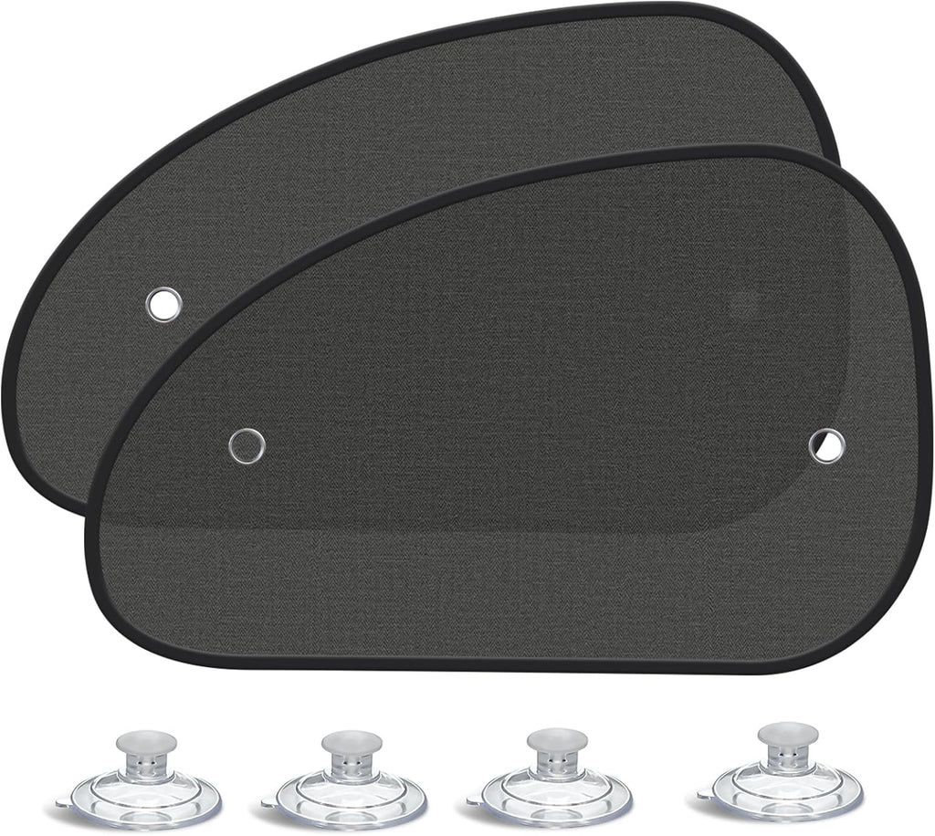 2026 New Upgrade Car Window Shades for Side Window 25"X15"(2 Pack),Car Window Shade for Baby Suction Cup,Sun Shade Side Window Can Blocks 99.98% UVR