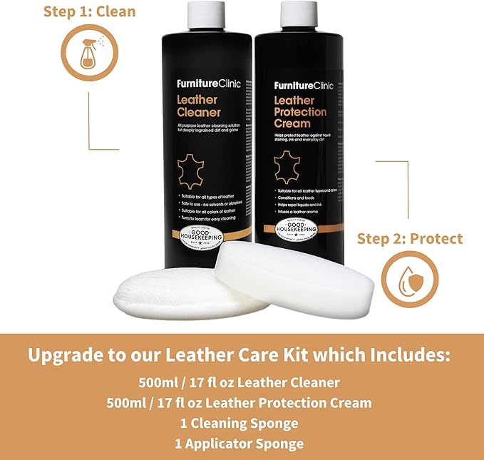 Furniture Clinic Leather Cleaner | Non-Toxic | Removes Dirt & Grime | - Image 6