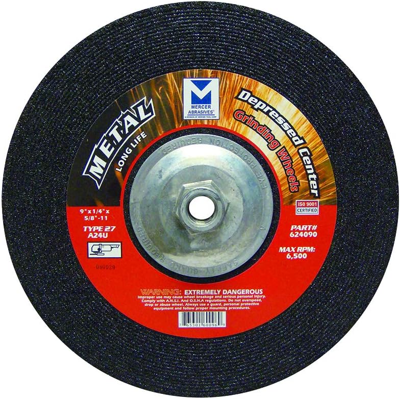 mercer industries 624090 long life grinding wheel, (10, main product view