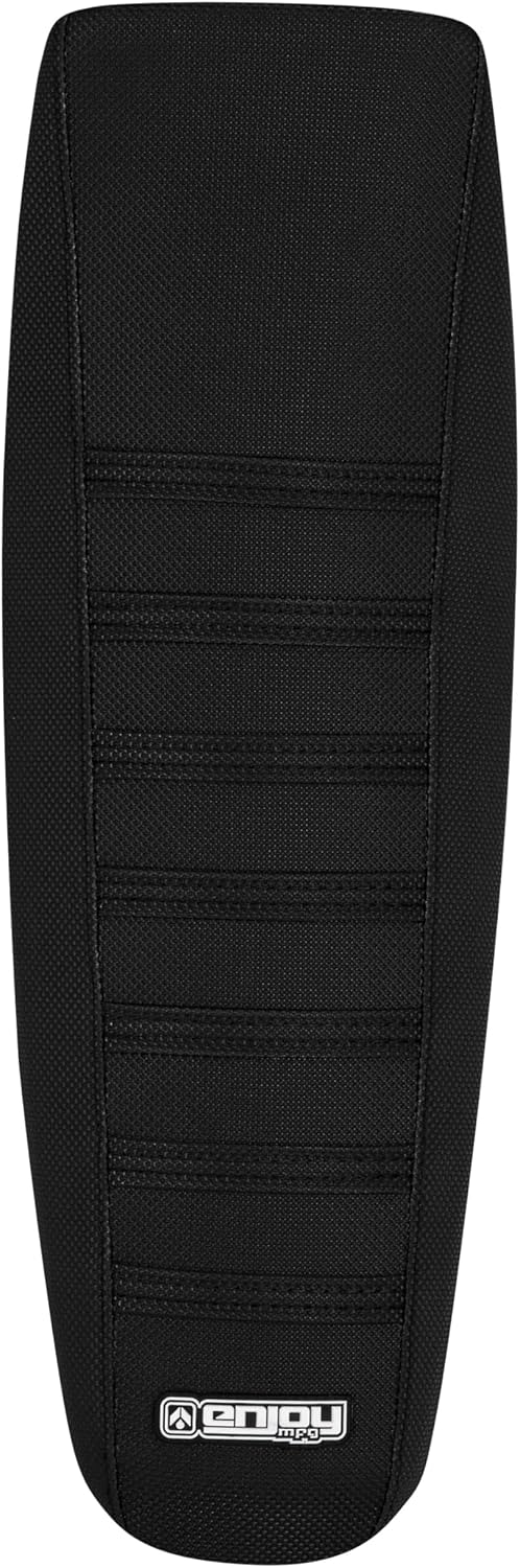 Enjoy Mfg Seat Cover - Compatible with Rawrr Mantis X eMoto Bike_#536 (All Black with Black Ribs)