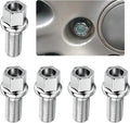 5PCS M14x1.5 Ball Seat Lug Bolts,Heavy Duty Wheel Bolts with 17mm Hex 27mm Shank,OEM#WHT001812 WHT002437 Wheel Studs Compatible with Audi 100 200 & VW Beetle CC