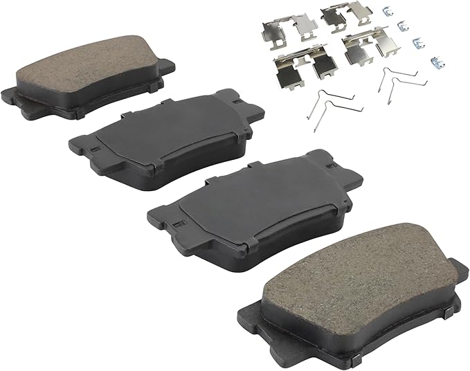 Premium Ceramic Rear Brake Pads Compatible