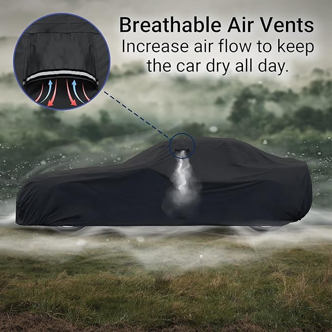 iCarCover Custom Car Cover for 1974-1978 Ford Mustang Waterproof All Weather - Image 4