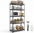 vevor storage shelves, 5-tier 2000 lbs garage shelving, main product view