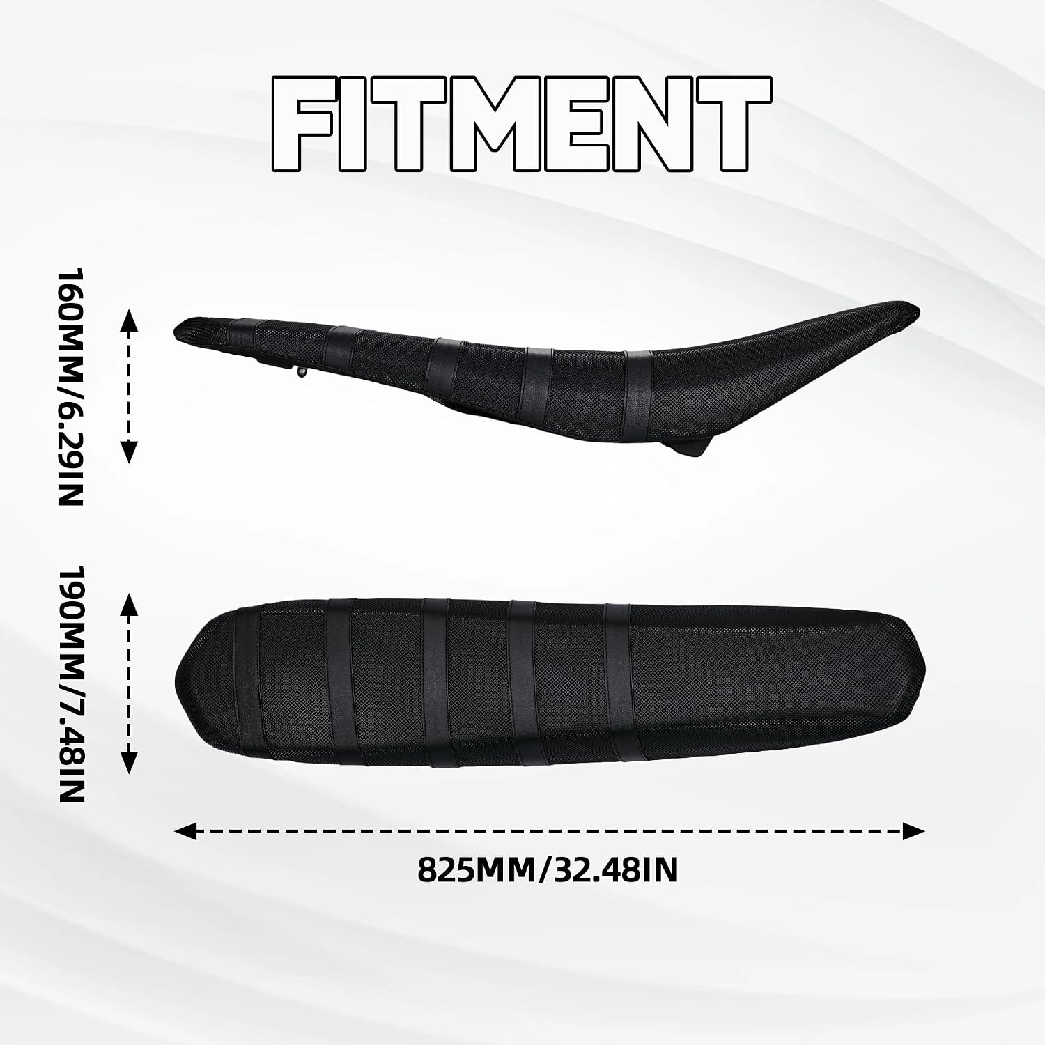 Seat Cover for Surron Ultra Bee,PVC Non-Slip Dirt Bike Cushion Cover for Electric Bike Sur Ron Ultra Bee-Black