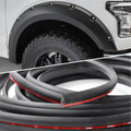 Fender Flares Edge Trim,Fender Flares EPDM Rubber Seal for Car and Truck Wheel Arch Well,Rubber Gasket for Fender Flare Universal,Bonds with Self-Adhesive Automotive Grade Tape,T Style,Black (100ft)