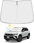 Windshield Sun Shade for Volks wagen/VW Taos Accessories 2022-2025 2026 Thicken by Canvcle