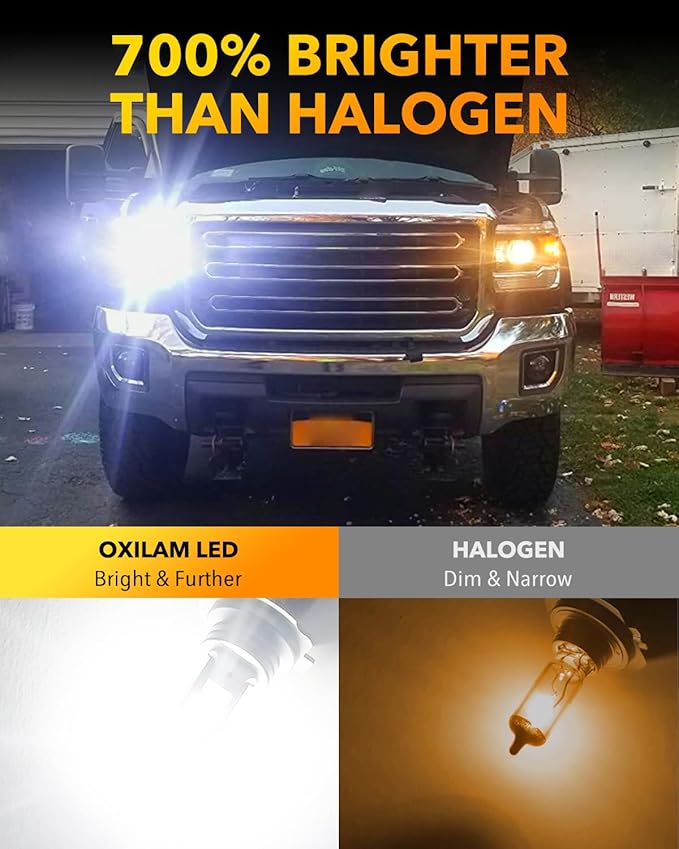 OXILAM 2025 Q26 H7 Bulbs Real 1:1 Design, 36000LM Brighter H7 Fog Light Bulbs - Image 2