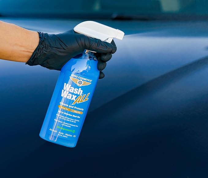 Wet or Waterless Wash Wax Kit 144oz UV Protection. Cleans, and Shines. Aircraft - Image 3