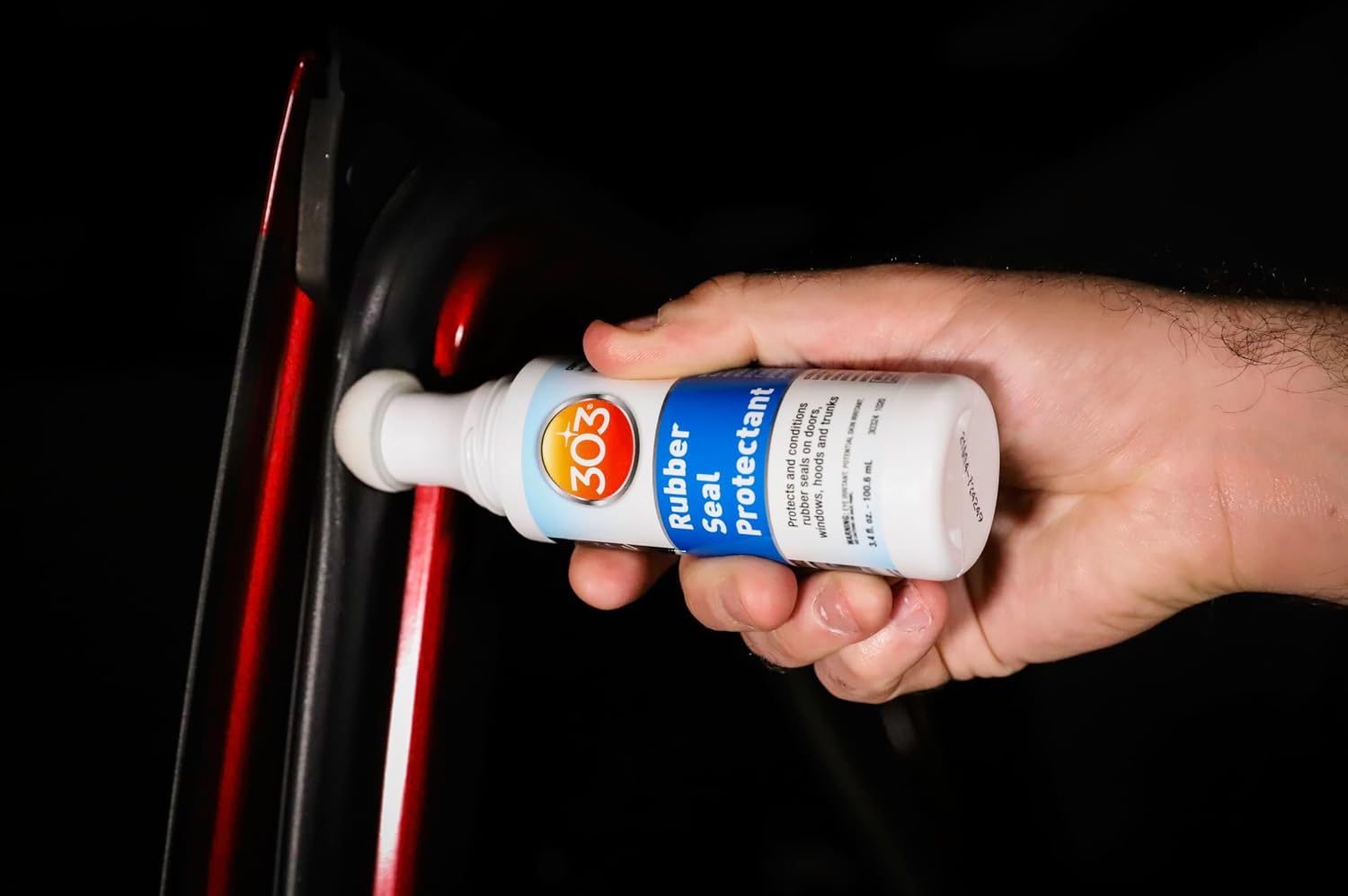 303 Rubber Seal Protectant for Weatherstripping, 3.4 oz | Conditions rubber seals to help prevent cracking, fading, and drying.