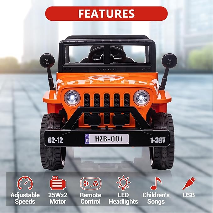 Ride On Car, 12V Electric Car for Kids - Image 4