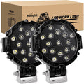 nilight - 15023sb-b led light bar 2pcs 7", main product view
