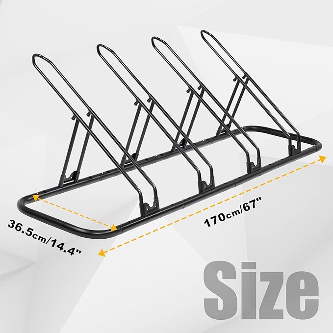 CyclingDeal Bike Rack Floor Parking Bike Stand - Image 5