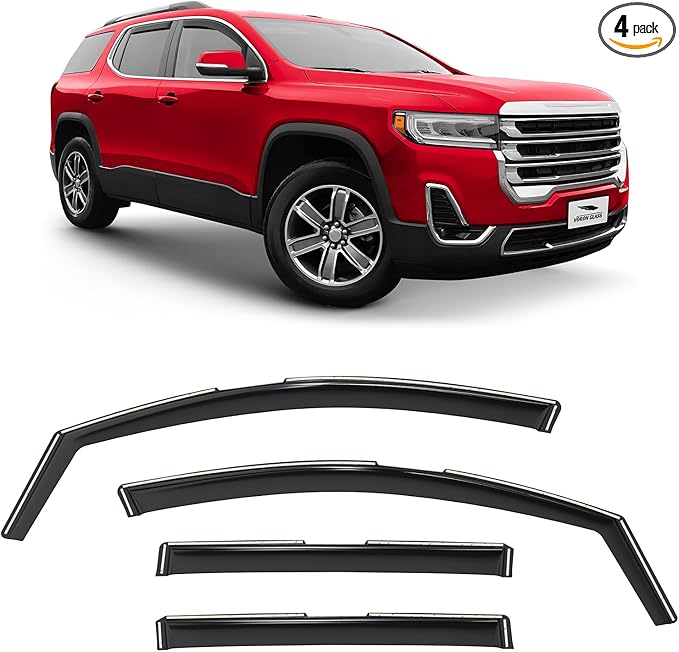 Voron Glass in-Channel Extra Durable Rain Guards by VoronGlass-highqualityautoaccessories