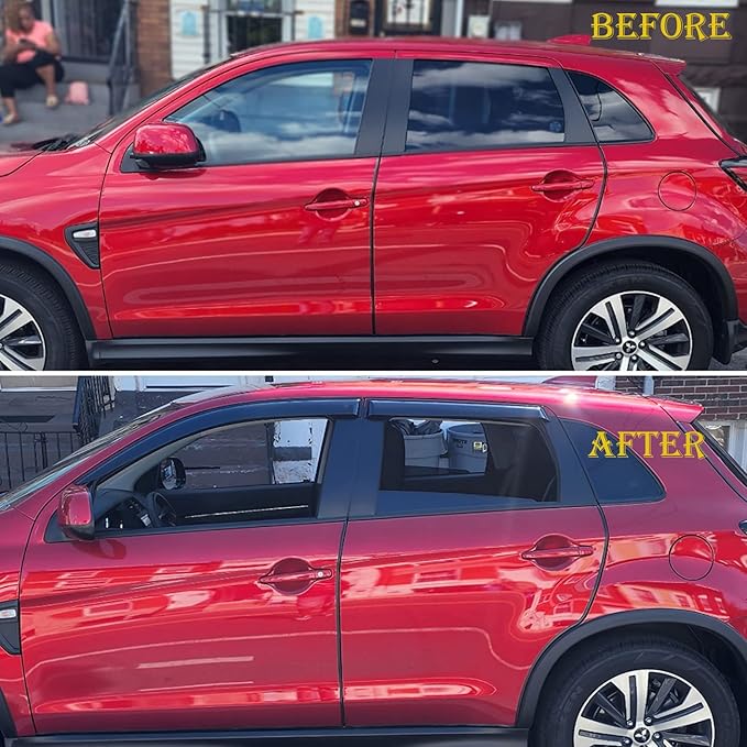 Rainproof Side Window Wind Deflectors - Image 4