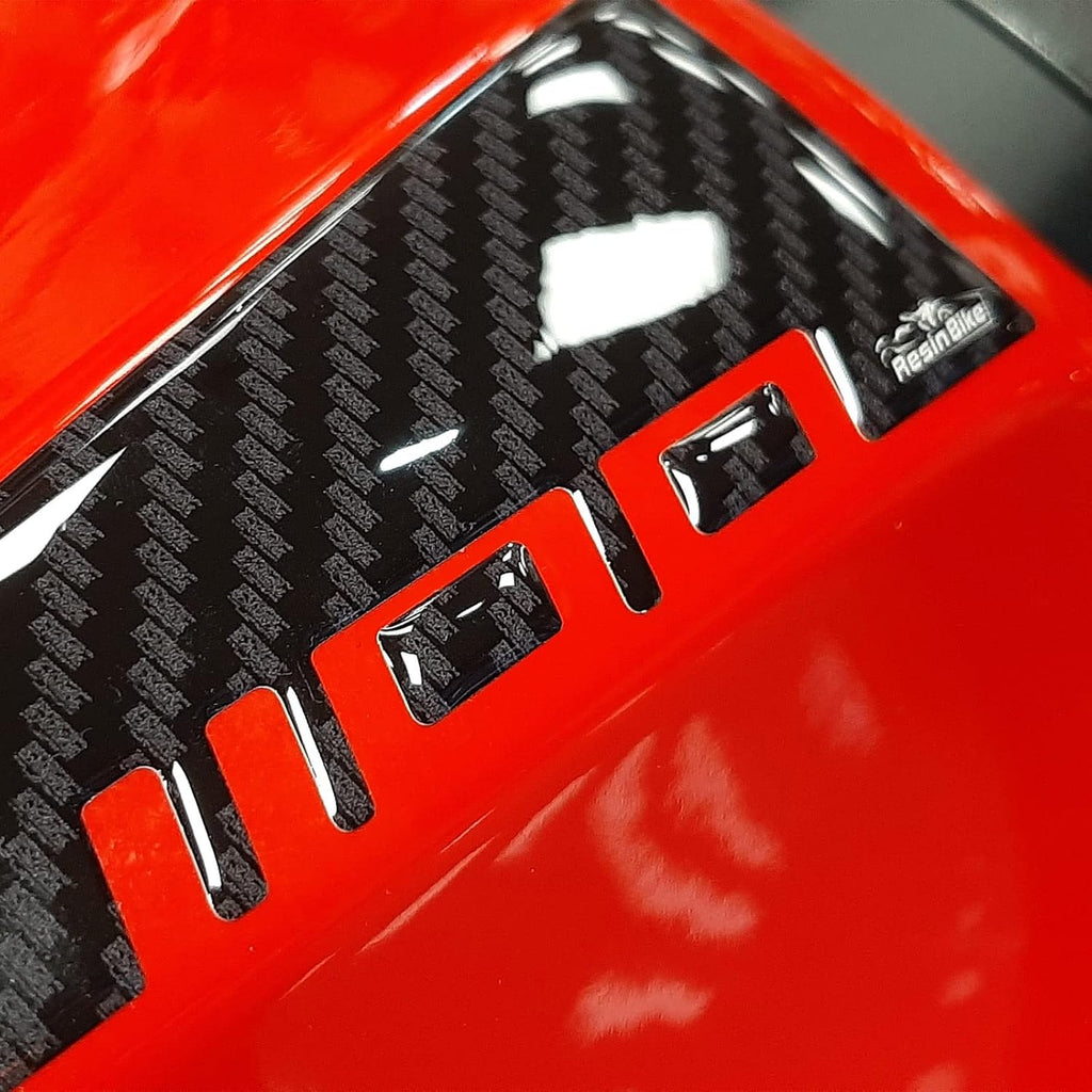 Resin Bike Motorcycle 3D Stickers Compatible with Ducati Panigale V4 and V4S 2018 2022. Motorcycle Tail Protection from Bumps and Scratches. Resin Sticker