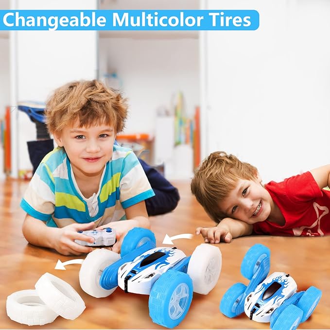 FREE TO FLY Remote Control Car For Boys: Kids RC Stunt Cars Toy - Image 6