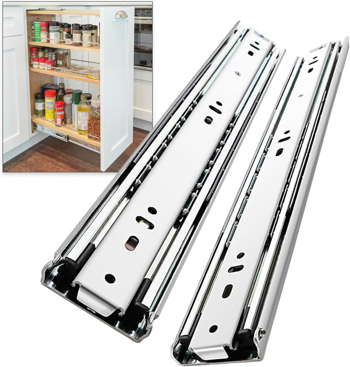 heavy duty drawer slides full extension runners 150, main product view