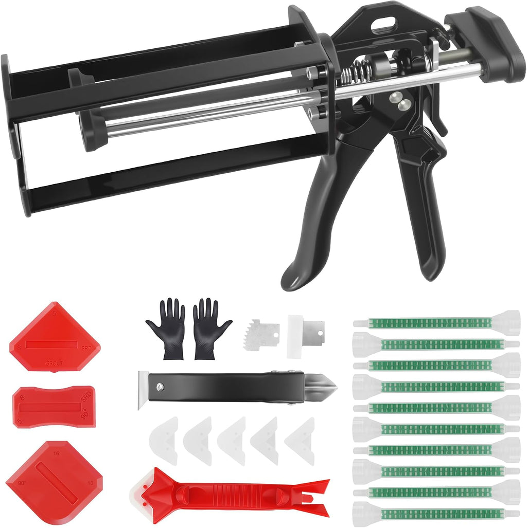 200ml 6.75 fl oz dual cartridge epoxy gun, main product view