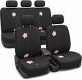 fh group full set cloth car seat covers, main product view