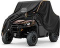 Kemimoto UTV Cover, All-Weather Protection UTV Cover Two Seater Compatible with Can Am Defender Polaris Ranger General Commander Rhino Pioneer Kawasaki Mule Teryx 2-3 Seaters 130" x 73" x 58"