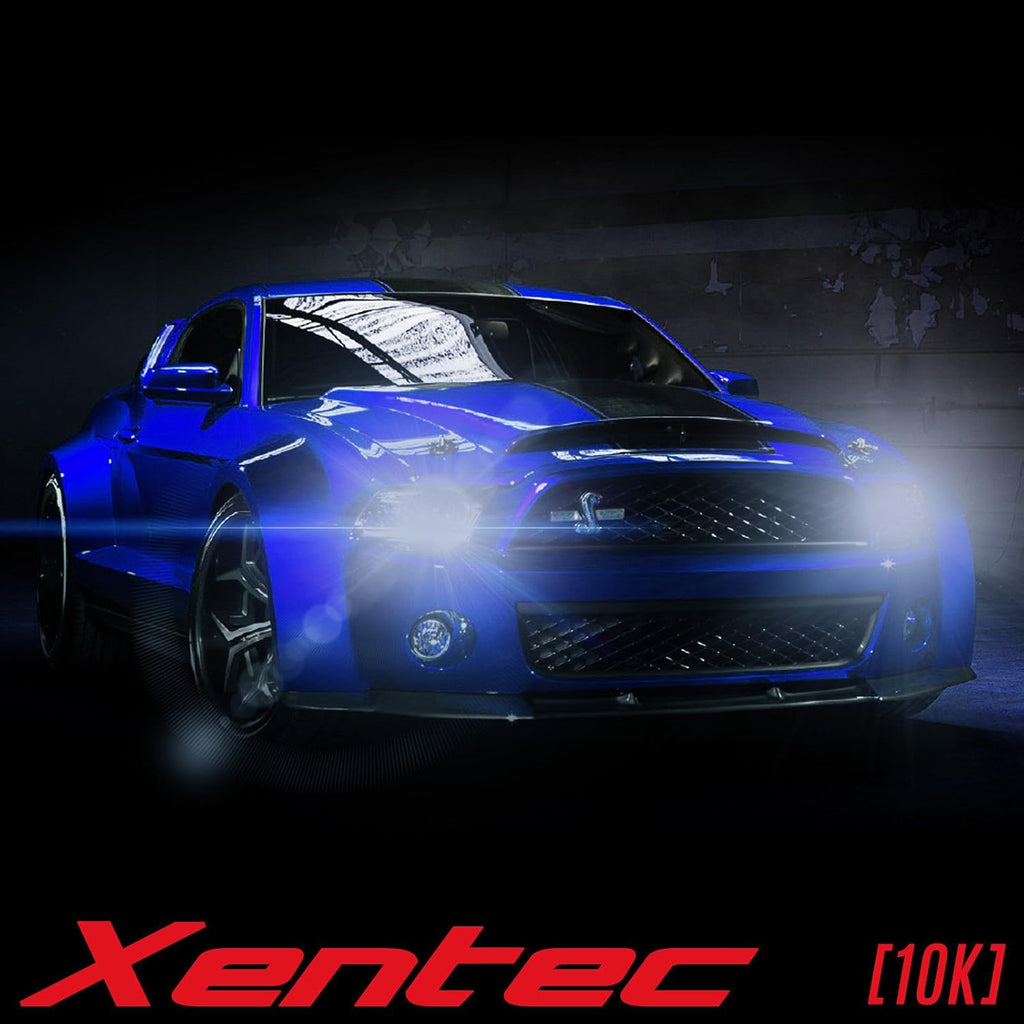 Xentec H7 10000K HID xenon bulb x 1 pair bundle with 2 x 35W Digital Slim Ballast (Ocean Blue)