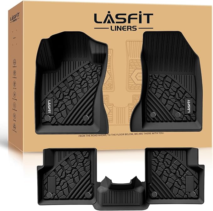 LASFIT Floor Mats for Jeep Renegade 2015-2023 All Weather TPE Custom Fit Car by LASFIT
