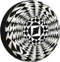 3D Optical Illusion Trap Print Universal Spare Tire Cover for RV, Jeep | Wheel Protector Fits Rv, Trailer, Jeep, Shield Tires From Sun, Dirt And Rain For Outdoor Storage