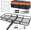 WEIZE Folding Hitch Mount Cargo Carrier Basket 60" x 20" x 6"