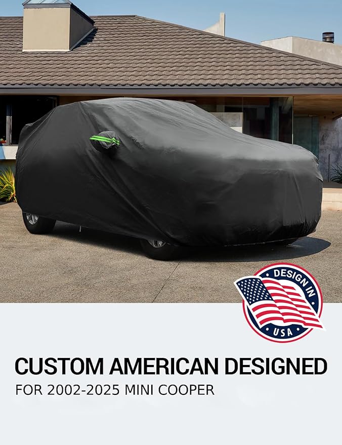 Proadsy 2025 Upgrade Car Cover for Mini Cooper 2002-2024 2025, Waterproof All - Image 2