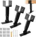 roof riser brackets kit with 12.2"-16.2" adjustable height, main product view
