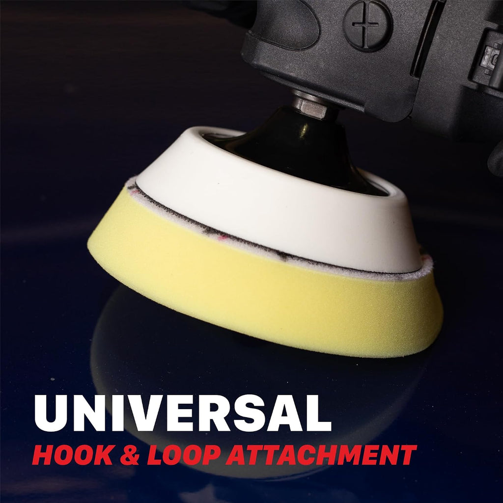 Maxshine 3” Universal Rotary Backing Pad – 75mm Hook & Loop Polishing Plate with 5/8” Thread – Professional Car Detailing Accessory for Sanding, Buffing, Polishing, Paint Correction & Glossy Finish
