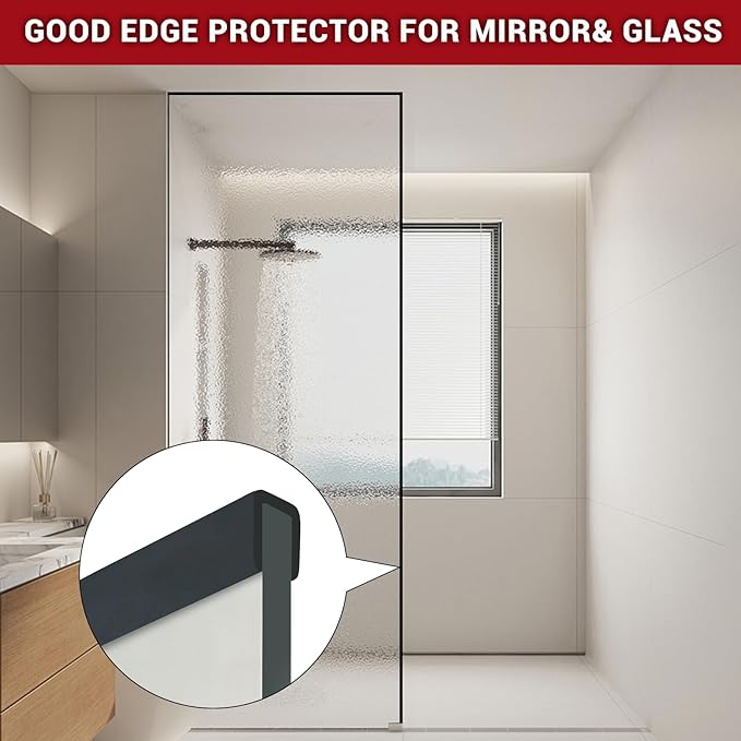 Rubber Edge Trim, 1/2" Self Adhesive Flexible U Channel Edge Protecter - Image 6